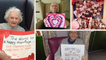 Love and romance fill the air for Valentine’s Day at HC-One care homes